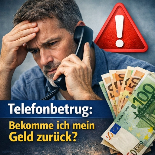 Telefonbetrug: Bekomme ich mein Geld zurück?